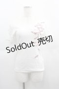 PINK HOUSE / ロゴ半袖Tシャツ 3(M) 白Ｘ赤 I-25-04-21-040-LO-TO-HD-ZI