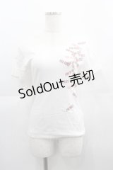 PINK HOUSE / ロゴ半袖Tシャツ 3(M) 白Ｘ赤 I-25-04-21-040-LO-TO-HD-ZI