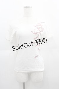 PINK HOUSE / ロゴ半袖Tシャツ 3(M) 白Ｘ赤 I-25-04-21-040-LO-TO-HD-ZI