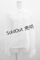 BABY,THE STARS SHINE BRIGHT / 後ろピンタックブラウス  白 I-25-04-24-005-BA-BL-HD-ZI