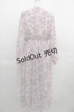 画像2: an another angelus / 三角ヨーク花柄ワンピース  ピンク I-25-04-24-060-CA-OP-HD-ZI