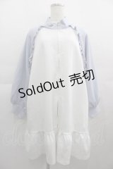 axes femme POETIQUE / フリルジップアップトレーナー  ラベンダーＸ白 I-25-04-24-007-AX-TO-HD-ZI