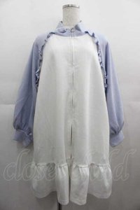 axes femme POETIQUE / フリルジップアップトレーナー  ラベンダーＸ白 I-25-04-24-007-AX-TO-HD-ZI