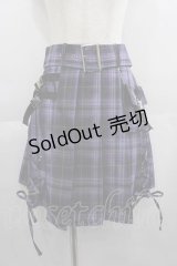 axes femme POETIQUE / ミリタリースカート M パープル I-25-04-24-079-AX-SK-HD-ZI