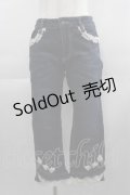 axes femme / ローズレースデニムパンツ  青デニム I-25-04-24-083-AX-PA-HD-ZI