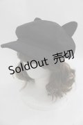 LOLITAその他(お買取対象外) / ねこみみキャスケット  黒 I-25-04-24-100-LO-AC-HD-ZI