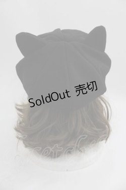 画像3: LOLITAその他(お買取対象外) / ねこみみキャスケット  黒 I-25-04-24-100-LO-AC-HD-ZI