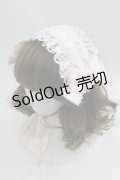 BABY,THE STARS SHINE BRIGHT / レースフリルリボンヘッドドレス  ピンクＸ白 I-25-04-24-101-BA-AC-HD-ZI