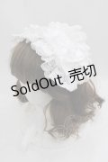 ATELIER PIERROT / レースアップフリルヘッドドレス  白 I-25-04-24-102-EL-AC-HD-ZI