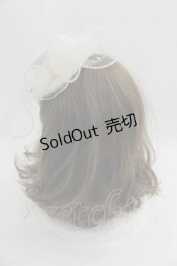 画像3: Secret Honey / チュールベルベットリボンミニハット  アイボリーｘボルドー I-25-04-24-103-CA-AC-HD-ZI