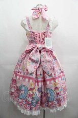 画像2: Angelic Pretty / Toy's Donut Dinerジャンパースカート  ピンク I-25-04-24-033-AP-OP-HD-ZI (2)