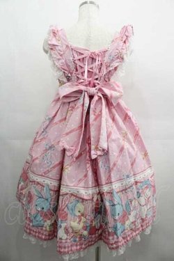 画像2: Angelic Pretty / MELODY TOYSハイウエストジャンパースカート  ピンク I-25-04-24-034-AP-OP-HD-ZI
