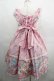 画像2: Angelic Pretty / MELODY TOYSハイウエストジャンパースカート  ピンク I-25-04-24-034-AP-OP-HD-ZI (2)