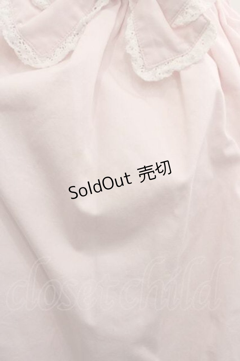 画像3: BABY,THE STARS SHINE BRIGHT / シャーリングプリンセスジャンパースカート  ピンクＸ白 I-25-04-24-035-BA-OP-HD-ZI (3)