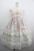 BABY,THE STARS SHINE BRIGHT / Salon de the Minetteベビードールジャンパースカート  ピンク I-25-05-01-050-BA-OP-HD-ZI