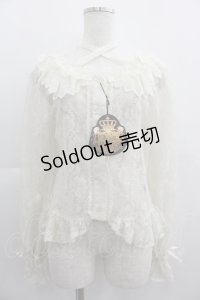ALICE and the PIRATES / レースシャーリングブラウス  生成り I-25-05-01-006-PA-BL-HD-ZI