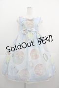 BABY,THE STARS SHINE BRIGHT / 天体のHarmonia 天使の如く歌う星界の旋律 柄Vegaジャンパースカート  サックス I-25-05-01-052-BA-OP-HD-ZY