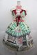 画像1: BABY,THE STARS SHINE BRIGHT / Kitten’s Sweet Cherries Cafe Diner柄リボンジャンパースカート  レモン I-25-05-01-054-BA-OP-HD-ZI (1)