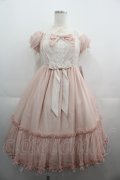 Angelic Pretty / Sugar Sweetミニ袖ジャンパースカート  ピンク I-25-05-01-057-AP-OP-HD-ZI