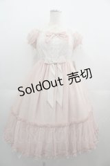 Angelic Pretty / Sugar Sweetミニ袖ジャンパースカート  ピンク I-25-05-01-057-AP-OP-HD-ZY