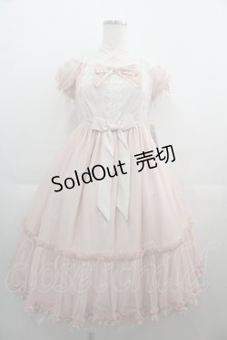 画像1: Angelic Pretty / Sugar Sweetミニ袖ジャンパースカート  ピンク I-25-05-01-057-AP-OP-HD-ZY