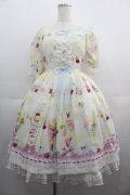 Angelic Pretty / Dreamy Parfaitワンピース  白 I-25-05-01-058-AP-OP-HD-ZI