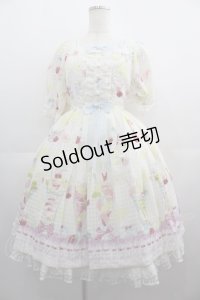 Angelic Pretty / Dreamy Parfaitワンピース  白 I-25-05-01-058-AP-OP-HD-ZY