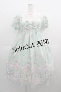 Angelic Pretty / Fancy Whipワンピース  ミント I-25-05-01-059-AP-OP-HD-ZY