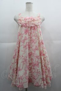 Angelic Pretty / ラッピングリボンジャンパースカート  アイボリー I-25-05-01-063-AP-OP-HD-ZI