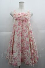 画像1: Angelic Pretty / ラッピングリボンジャンパースカート  アイボリー I-25-05-01-063-AP-OP-HD-ZI (1)