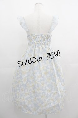 画像2: Emily Temple cute / シースルーデイジーワンピース  サックス I-25-05-01-072-ET-OP-HD-ZI