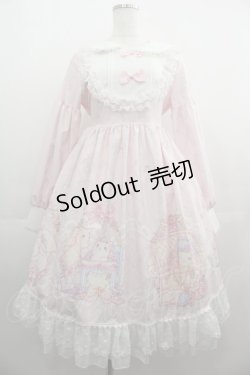 画像1: sunny（海外ロリータブランド） / プレゼントBOXネコプリントワンピース  ピンク I-25-05-01-082-LO-OP-HD-ZI