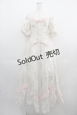 画像1: LACE MADE / 「花詩集」コルセットドレス XS アイボリー I-25-05-01-088-LO-OP-HD-ZI