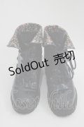 axes femme / レースアップレインブーツ M ネイビー I-25-05-01-125-AX-SK-HD-ZI