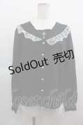 MA*RS / クロス刺繍セーラー襟ブラウス  黒Ｘ白 I-25-05-01-016-EL-BL-HD-ZI