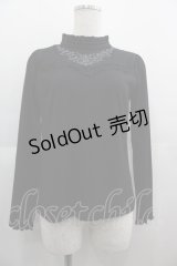 axes femme POETIQUE / ビスチェ切替カットプルオーバー  黒 I-25-05-01-022-AX-TO-HD-ZI