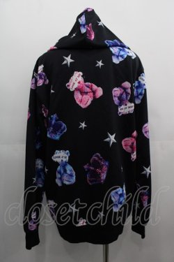 画像2: WRouge / Fancy Crown Star Bear ZIPパーカー  黒Ｘ紫ＸＸ青Ｘ白 I-25-05-01-038-PU-TO-HD-ZI