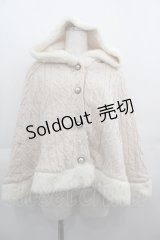 axes femme POETIQUE / フーディデザインポンチョ M 生成り I-25-05-01-046-AX-CO-HD-ZI