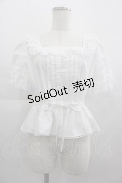 画像1: MILK / Dollブラウス  白 I-25-05-07-001-ML-BL-HD-ZI