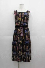 Jane Marple / Little tassel dollsスクエアドレス  黒 I-25-05-07-088-JM-OP-HD-ZI