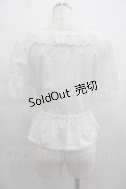 画像2: MILK / Dollブラウス  白 I-25-05-07-001-ML-BL-HD-ZI