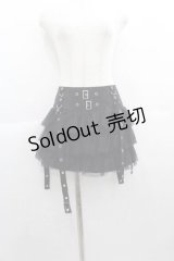 GOTHPUNKその他(買取対象外) / ベルトチュールスカート L 黒 I-25-05-07-101-EL-SK-HD-ZI