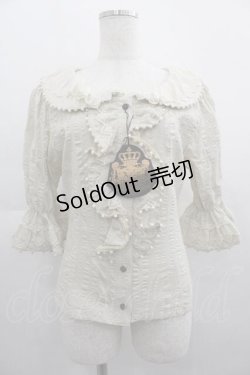 画像1: ALICE and the PIRATES / ベルスーズブラウス  生成り I-25-05-07-012-PA-BL-HD-ZI