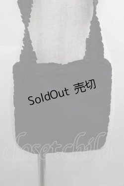 画像3: ATELIER PIERROT / ロゴ刺繍ポシェット  黒 I-25-05-07-111-EL-BG-HD-ZI