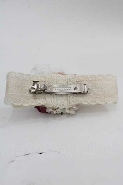 画像2: LOLITAその他(お買取対象外) / ローズモチーフリボンバレッタ  アイボリー I-25-05-07-119-LO-AC-HD-ZI