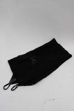 画像2: Ozz oneste / サクラ刺繍アームカバー  黒Ｘ赤 I-25-05-07-122-OO-ZA-HD-ZI