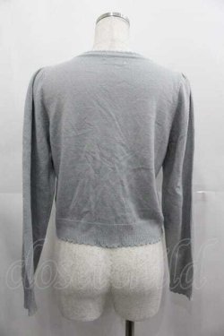 画像2: Amavel / クロス刺繍ニットカーディガン  サックス I-25-05-07-022-CA-TO-HD-ZI