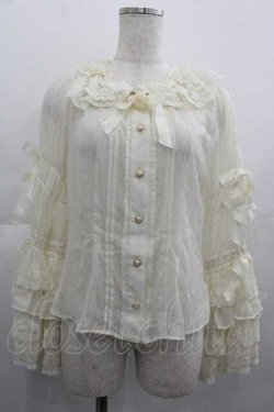 画像1: BABY,THE STARS SHINE BRIGHT / a Rose 〜ガラスドームに閉じ込めた一輪の薔薇〜ブラウス  生成り I-25-05-07-003-BA-BL-HD-ZI