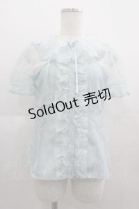 Angelic Pretty / マーガレットレディブラウス  サックス I-25-05-07-004-AP-BL-HD-ZI