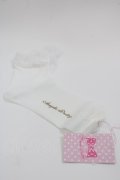 Angelic Pretty / Twinkle Glitterクルー丈ソックス  白 I-25-05-08-009-AP-ZA-HD-ZI